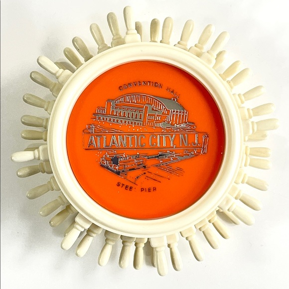 Atlantic City ‘Convention Hall’ Nautical Themed Souvenir Coasters ~ Set of 6 - Picture 9 of 11